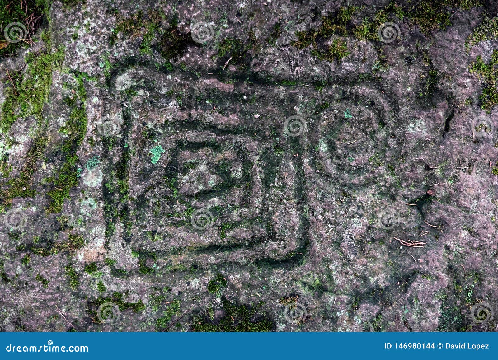 ancient petroglyphs carved by the carib tribes a